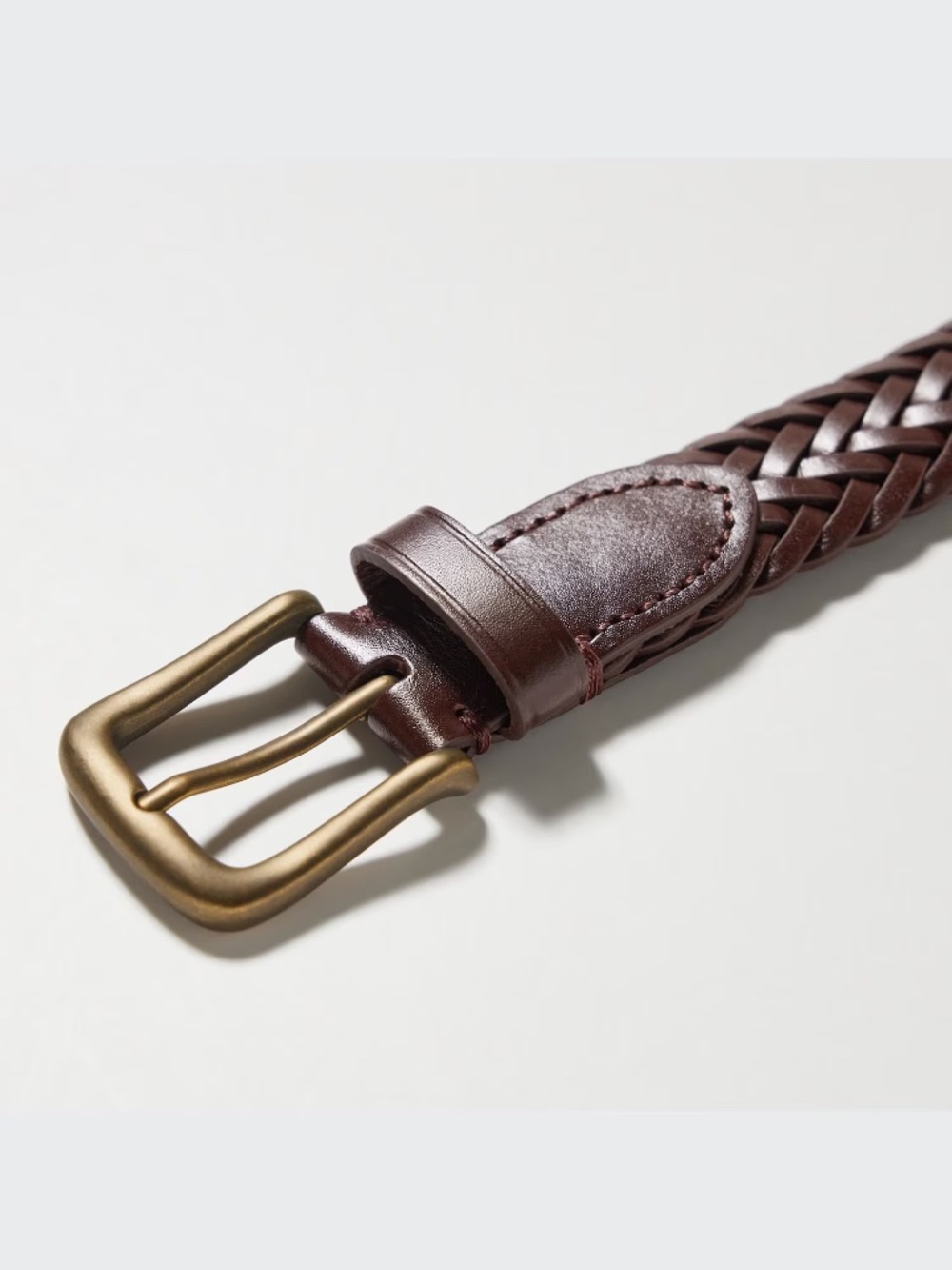 UNIQLO Leather Mesh Belt - Large